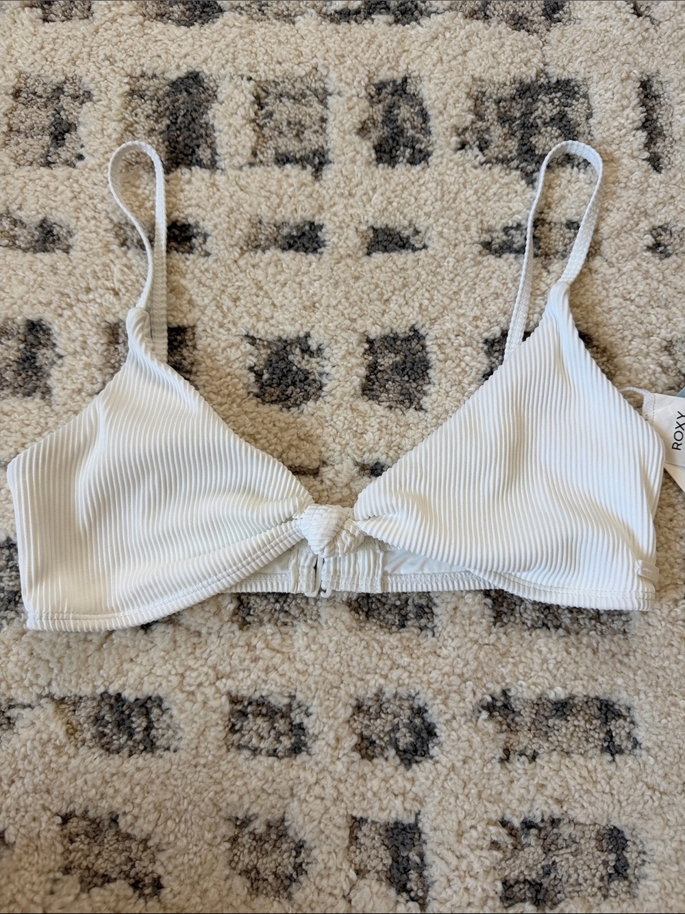 Roxy Ribbed Love The Surf Knot Top
